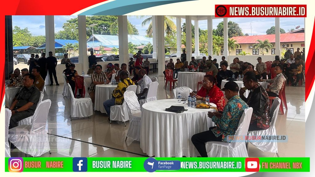Wakil Bupati Burhanuddin Pawennari Tegaskan Pentingnya Sinergi dalam Coffe Morning Polres Nabire (Foto: Busur Nabire)