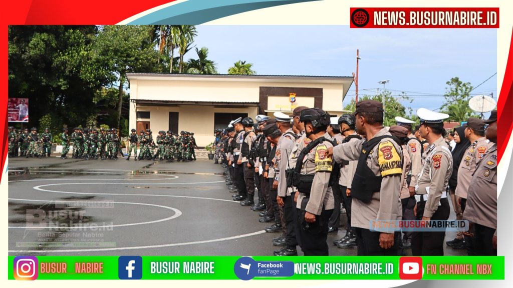 Kapolres Nabire Tekankan Disiplin dan SOP dalam Apel Kesiapan Personil (Foto: Busur Nabire)