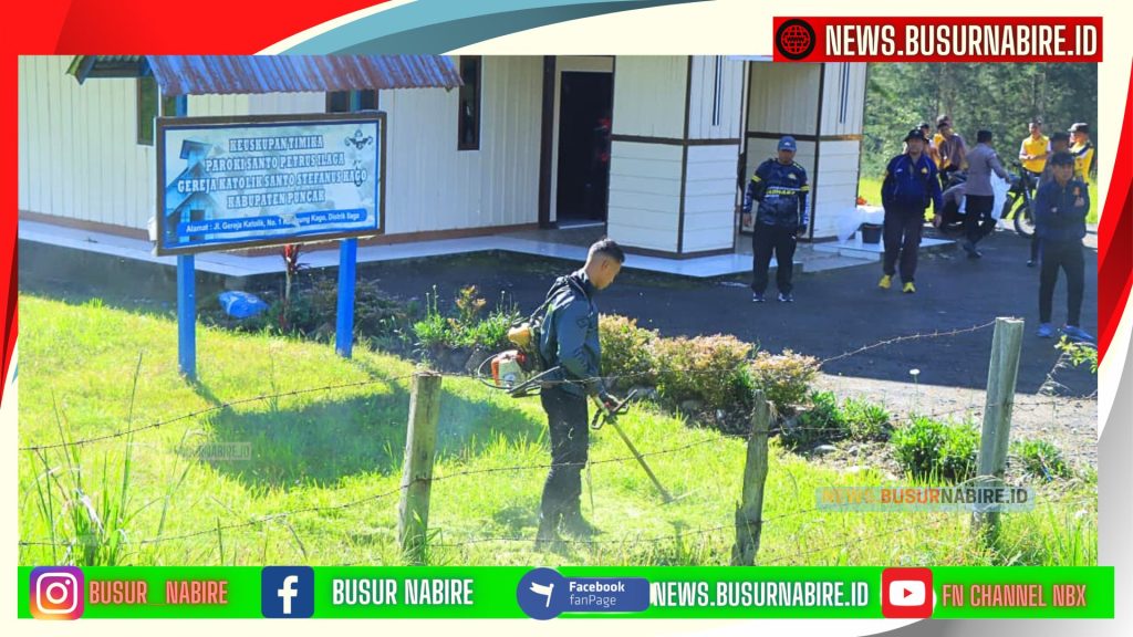 Polres Puncak Gelar Bakti Sosial di Gereja Santo Petrus Ilaga (Foto: Humas Polres Puncak)