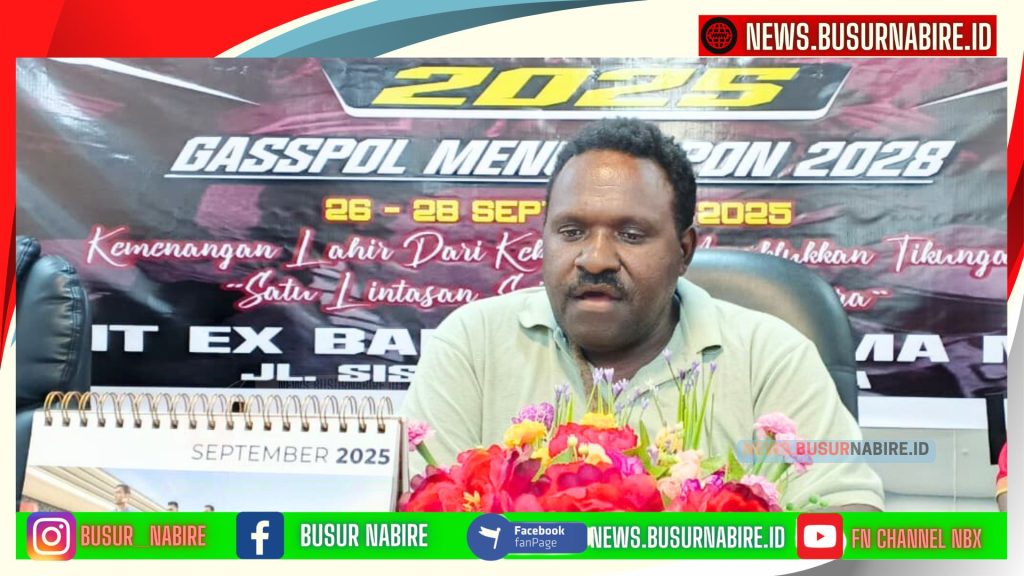 Ketua Panitia, Emanuel You Kejurnas Motor Prix Papua Tengah (Foto: BusurNabire)