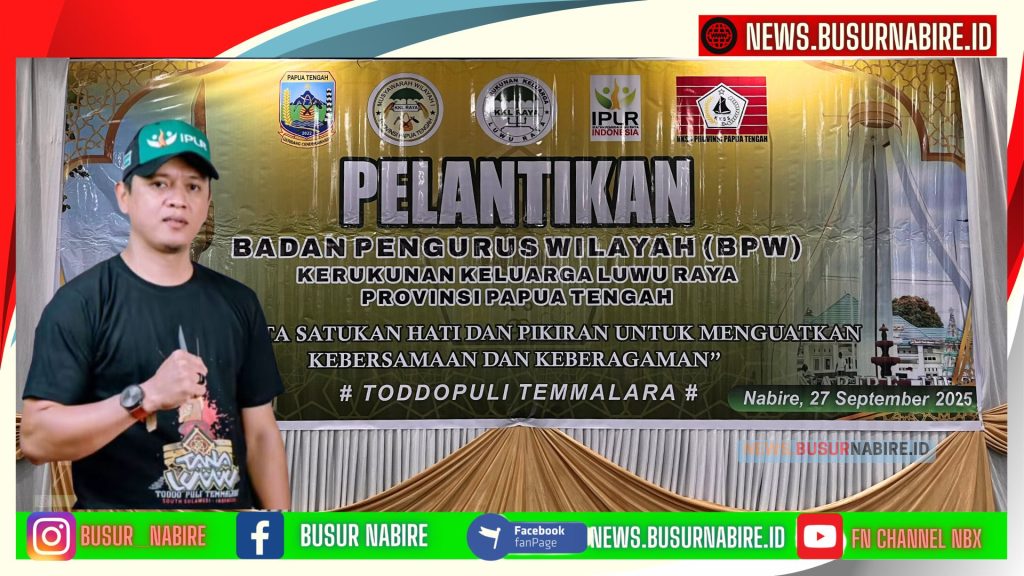 Awal Eko: Momentum KKLR Papua Tengah Jadi Inspirasi Pemuda Luwu Raya  (Foto: BusurNabire)