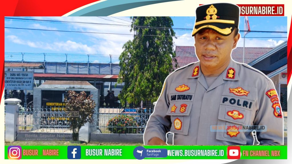 Kapolres Nabire: Pemeriksaan 5 Sipir Lapas Nabire Dilakukan Terkait Kasus Napi Kabur (Foto: Istimewa)