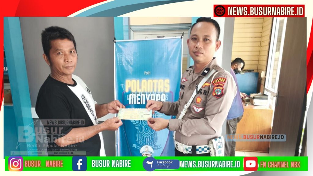 Polantas Menyapa”: Polres Nabire Ciptakan Pelayanan SIM yang Bersih, Cepat, dan Transparan (Foto: Busur Nabire)