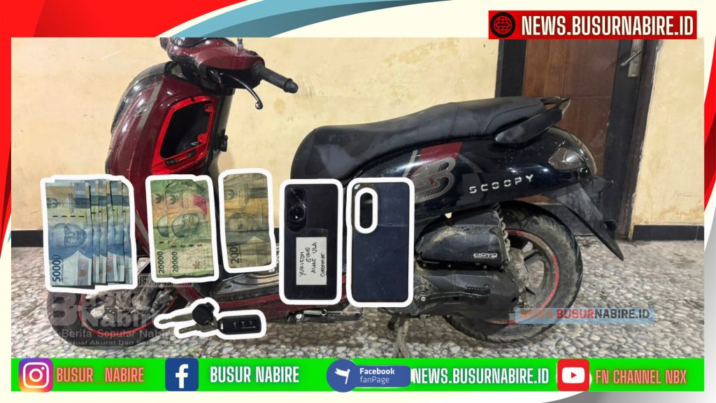 Barang bukti yang diamankan (Foto: Humas Polres Nabire)