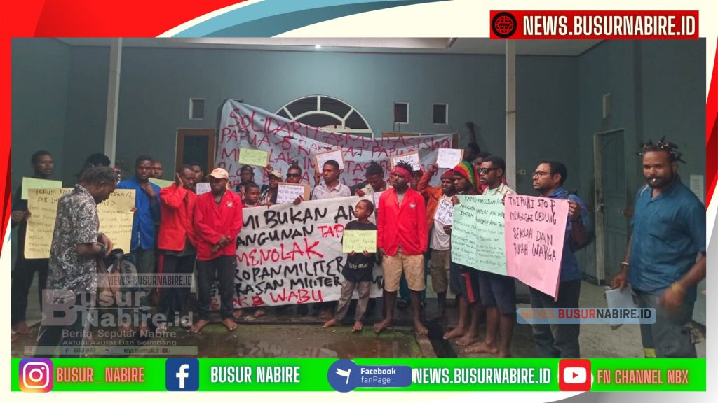 Mahasiswa dan Masyarakat Adat Tegaskan Tolak Eksploitasi Blok Wabu di Intan Jaya (Foto: Istimewa)