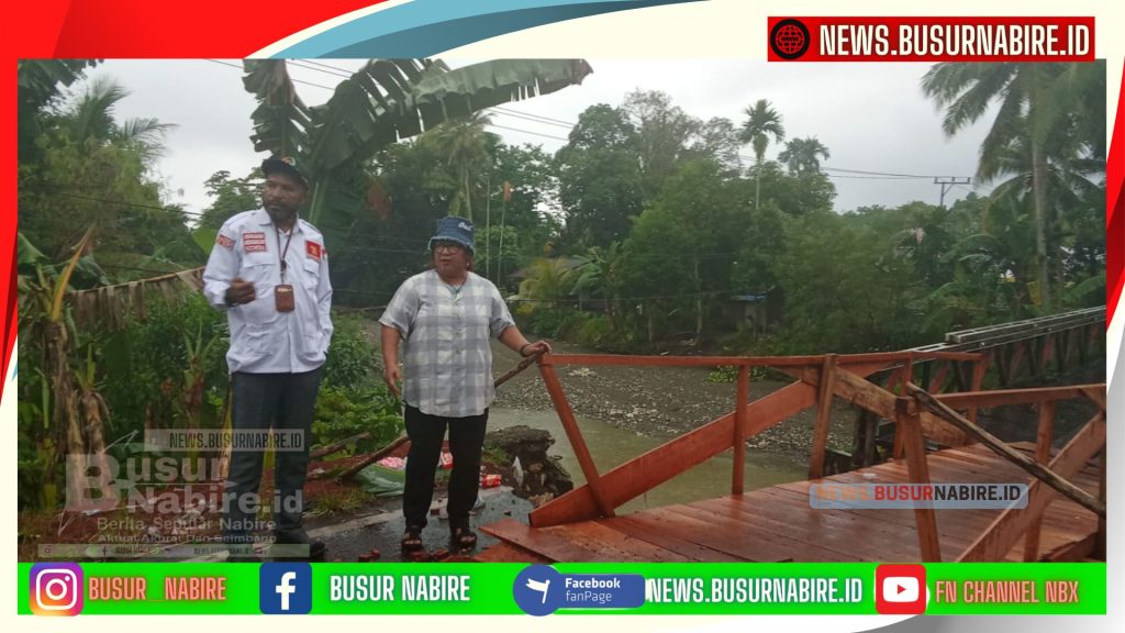 Ketua DPRK Nabire, Nancy Worabay, bersama Anggota Komisi A DPRK Nabire, Imanuel F.H. Rumbewas, turun langsung ke lokasi (Foto: Istimewa)