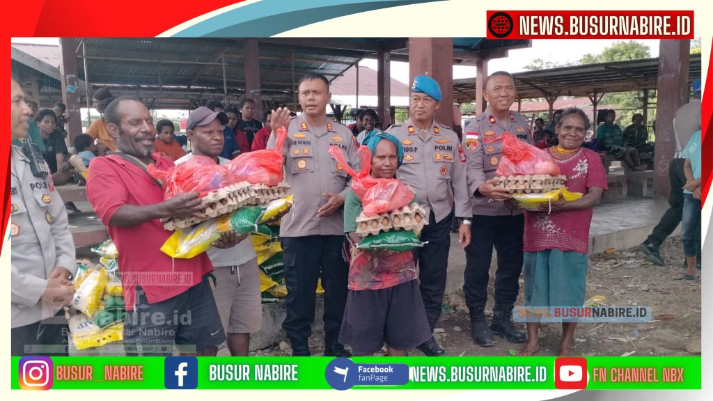 Pasca Banjir Nabire, Kapolres AKBP Samuel Tatiratu Tunjukkan Kepedulian