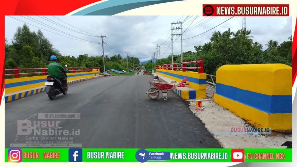 Jembatan Wadio Pantai Dibuka, sejak 8 Oktober Kalibobo dan Waroki (Foto: Busur Nabire)