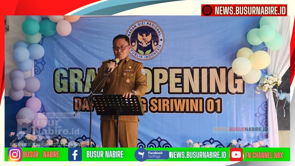 Wakil Bupati Burhanuddin Pawennari menegaskan bahwa kegiatan ini merupakan bagian dari komitmen daerah dalam mendukung kebijakan Pemerintah Pusat (Foto: Busur Nabire)
