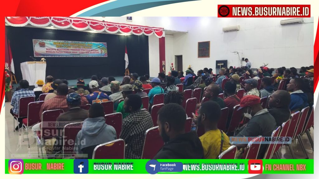 Deklarasi Masyarakat Adat Meepago: Jaga Kamtibmas dan Dukung Program Nasional (Foto: Busur Nabire)
