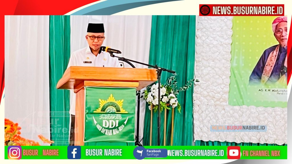 Pelantikan DDI Papua Tengah 2025–2030: Tumiran Serukan Dakwah Moderat dan Bersatu (Foto: Busur Nabire)