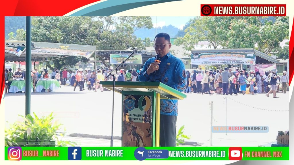 Wakil Bupati Nabire Burhanuddin Pawennari: Pangan Kuat, Nabire Kuat, Masyarakat Berdaulat  (Foto: BusurNabire)