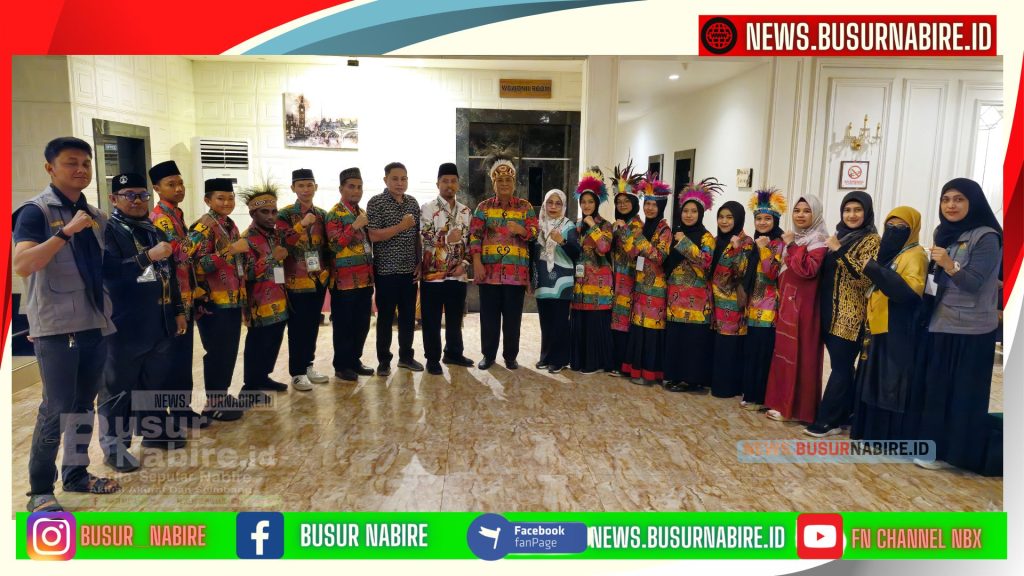 Dua qori dan qoriah kebanggaan Papua Tengah tersebut adalah Desi Purnama dan Syahrul Maulan Ismail, yang masing-masing berhasil meraih posisi membanggakan di dua cabang lomba berbeda (Foto: Busur Nabire)