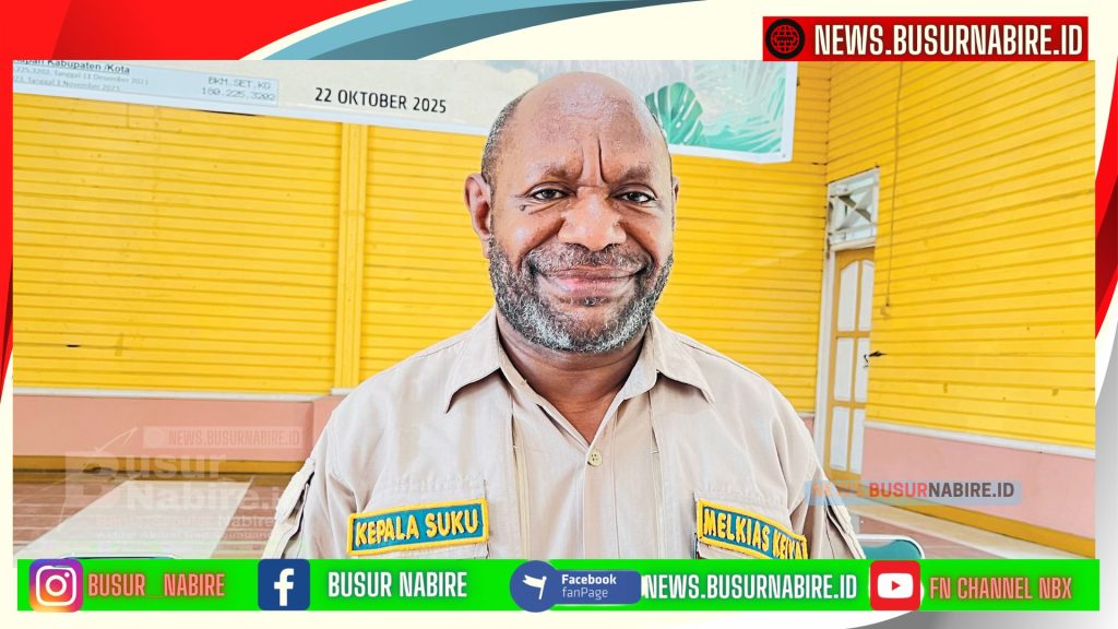 Melkias Keiya Tegaskan Sinergi Adat dan Pemerintah (Foto: Busur Nabire)