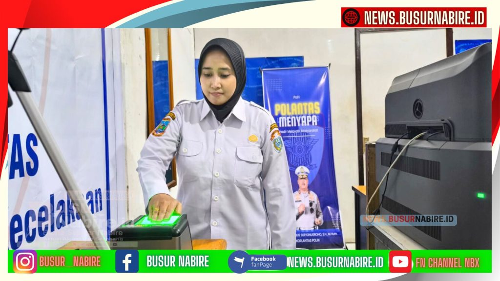 Iptu Exaudio Tunjukkan Profesionalisme Satlantas Polres Nabire Lewat Polantas Menyapa (Foto: Busur Nabire)