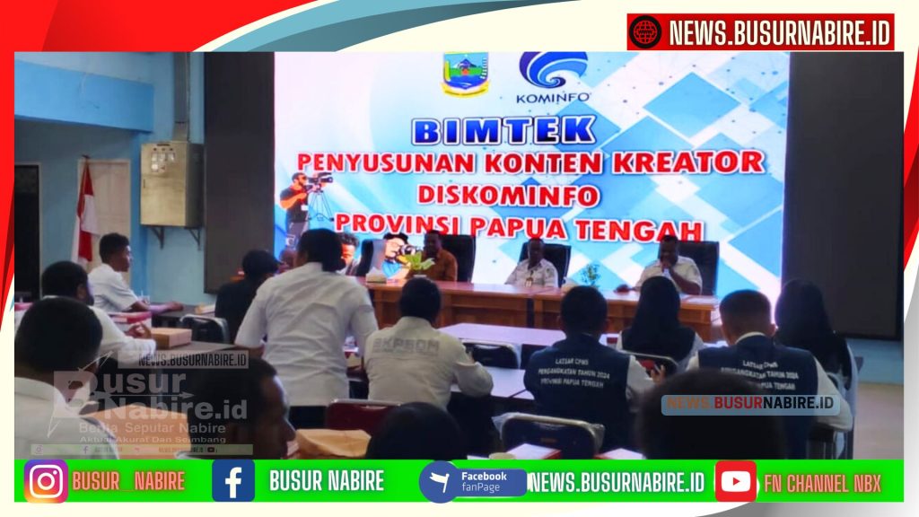 Pemprov Papua Tengah Cetak ASN Kreatif Lewat Bimtek Konten Kreator 2025 (Foto: Istimewa()