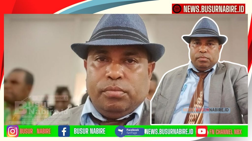 Tokoh masyarakat Yerisiam, Sambena Inggeruhi, menyampaikan apresiasi tinggi kepada Presiden Republik Indonesia (Foto: Busur Nabire)