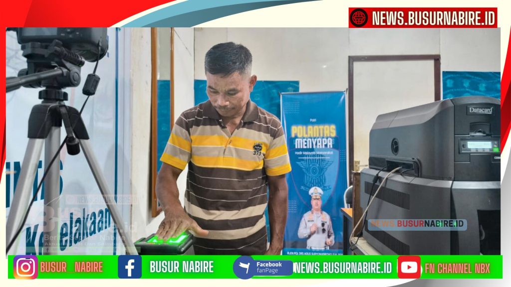 Polantas Menyapa”: Polres Nabire Ciptakan Pelayanan SIM yang Bersih, Cepat, dan Transparan (Foto: Humas Lantas Nabire)