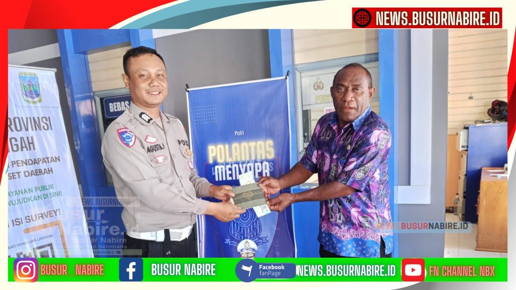 Polantas Menyapa Perkuat Kepercayaan Publik Melalui Pelayanan SIM Bersih, Mudah dan Terbuka (Foto: Busur Nabire)