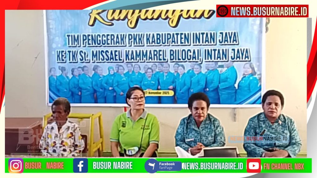 TP PKK Intan Jaya Dorong Semangat Pendidikan Anak Usia Dini di Pedalaman Biloga (Foto: Busur Nabire)