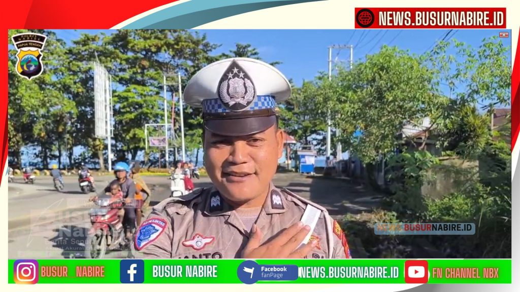 Polantas Menyapa: Strong Point Pagi dan Edukasi Pemutihan Pajak di Nabire Foto: Istimewa)