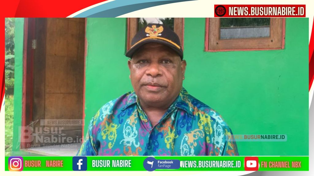 Musa Kobogau Tegaskan Kebangkitan Ekonomi Moni Lewat Bantuan Pemerintah Pusat (Foto: Busur Nabire)