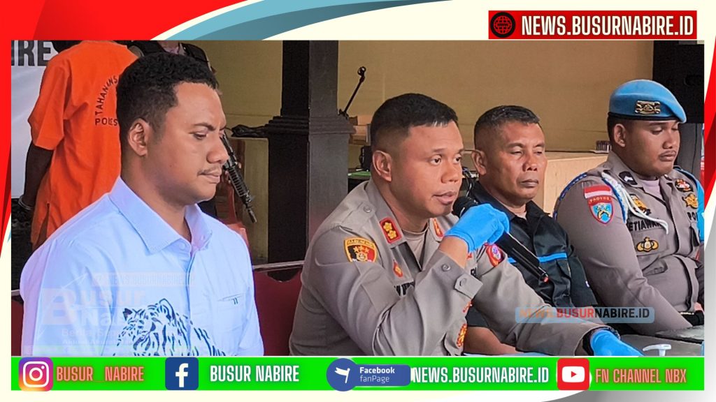 Polres Nabire Ungkap Rentetan Aksi Curas, Penganiayaan Berat, hingga Pembunuhan (Foto: BusurNabire)
