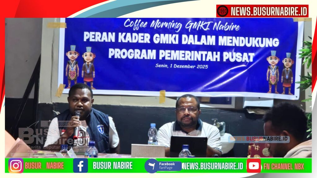 Coffee Morning GMKI Nabire: Kader Diminta Perkuat Peran Dukung Program Strategis Nasional (Foto: Busur Nabire)