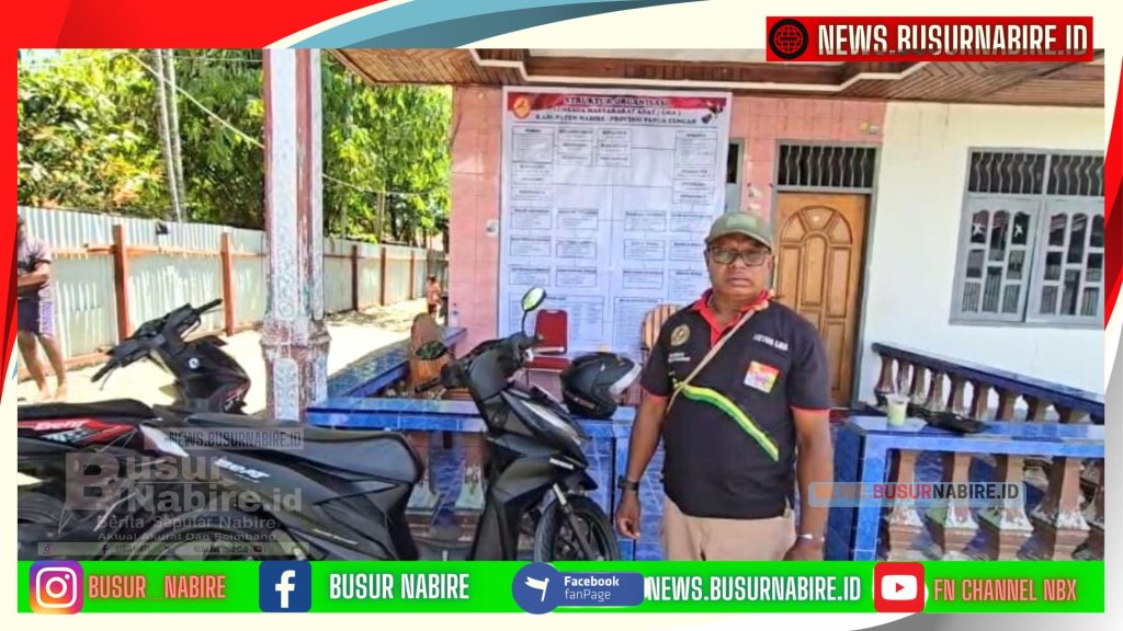 Bantuan Pemerintah Pusat Perkuat Operasional LMA Nabire Dukung Program Nasional di Daerah (Foto: Busur Nabire)