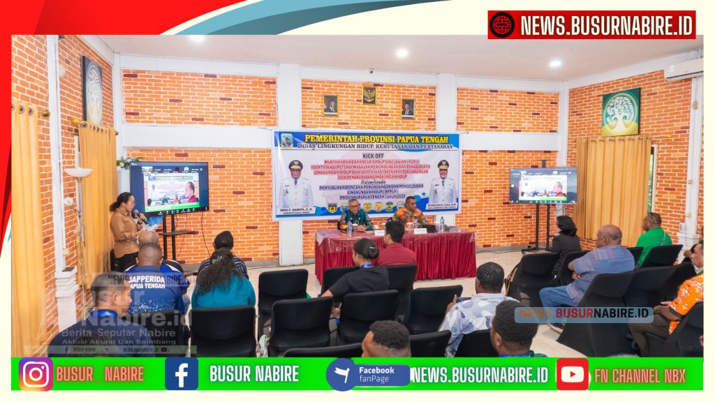 Papua Tengah Susun RPPLH 2025: Pemerintah Tegaskan Pembangunan Harus Searah dengan Kelestarian Lingkungan (Foto: Humas Pemprov)