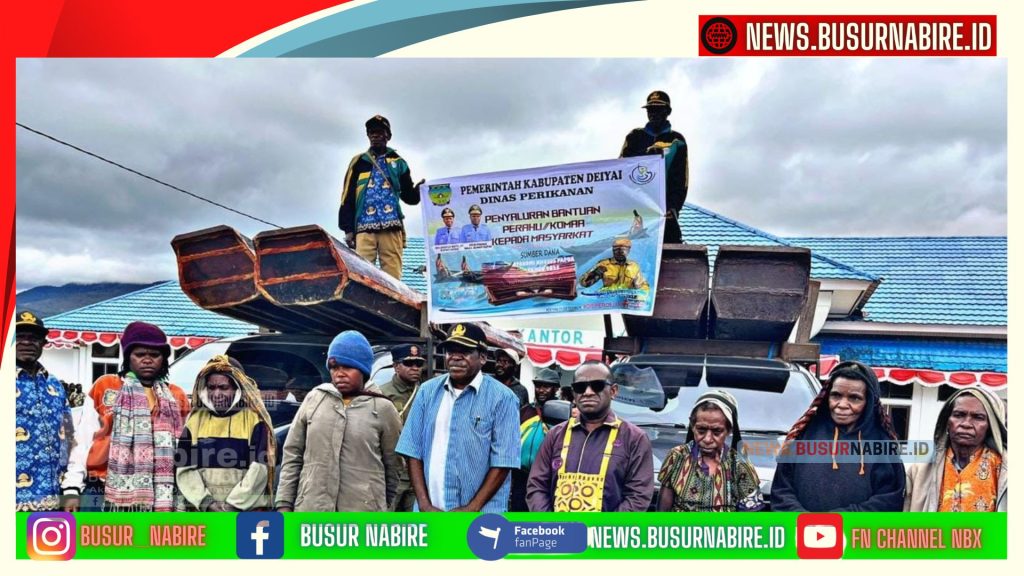 Menyentuh Hati! YLBHI Apresiasi Bupati Deiyai Berdayakan Mama-Mama Nelayan Danau Tigi (Foto: Busur Nabire)
