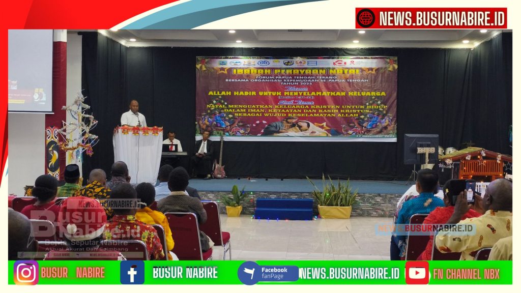 Natal Forum Papua Terang Satukan Lintas Agama, Teguhkan Kasih Papua Tengah Persatuan (Foto: Busur Nabire)