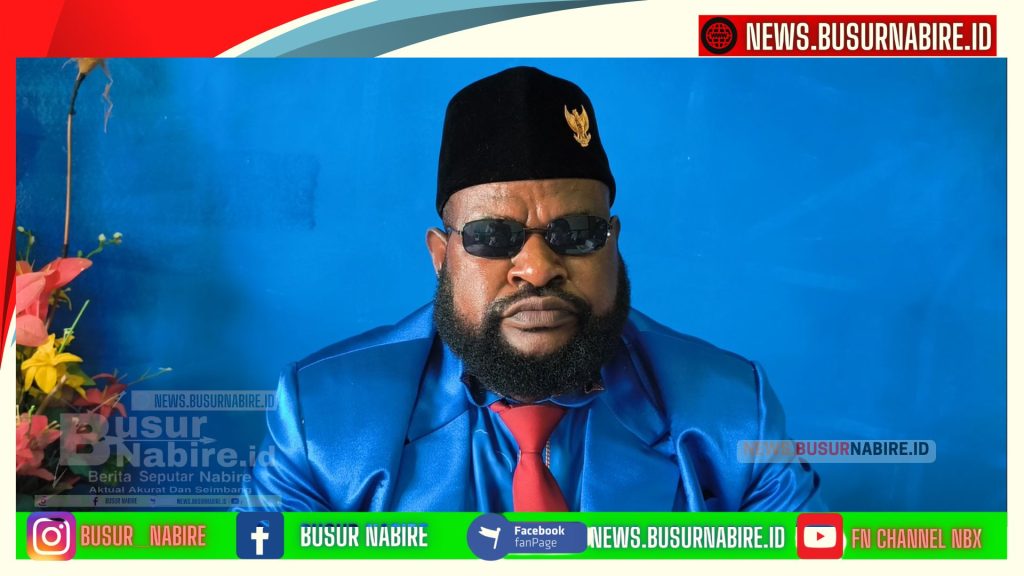 Ketua Komisi A DPRD Nabire Karel Tabuni Ingatkan Distributor Petasan Bertanggung Jawab Penuh atas Izin dan Risiko (Foto: Busur Nabire)