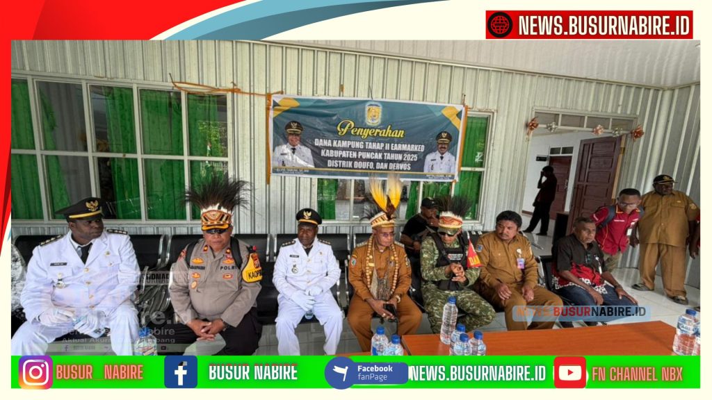 Kapolres Puncak Mardi Marpaung Dukung Penuh Bupati Elvis Tabuni Kawal Dana Kampung (Foto: Busur Nabire)