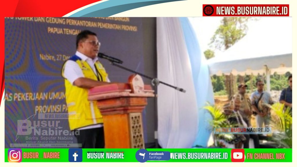 Menteri Pekerjaan Umum Republik Indonesia yang dibacakan oleh Abdul Khalil Kastela (Foto: Humas Pemprov)