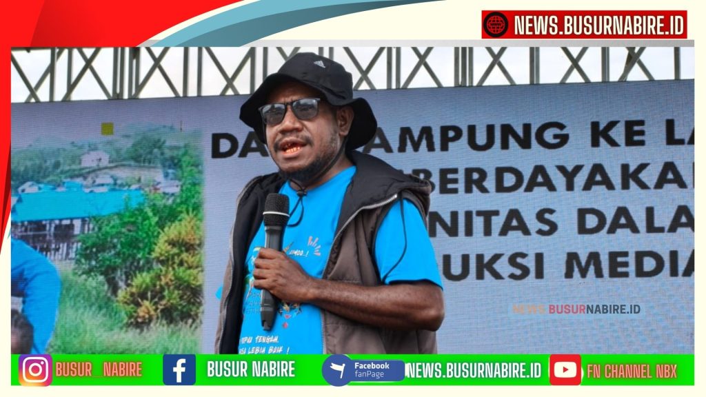 Cerita Kampung Papua Dinilai Belum Tergarap, Jurnalis Kompas Ajak Generasi Muda Menulis dari Akar Budaya (Foto: Busur Nabire)