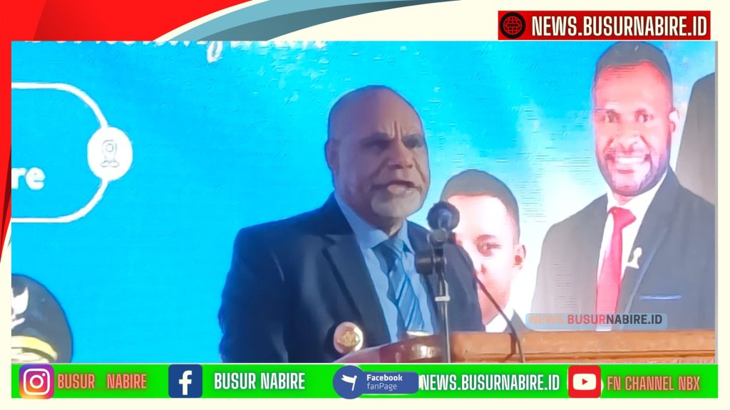HIPMI Papua Tengah Resmi Dilantik, Wagub Deinas Geley Tegaskan Misi Besar Menuju Papua Tengah Emas 2026–2029 (Foto: Busur Nabire)