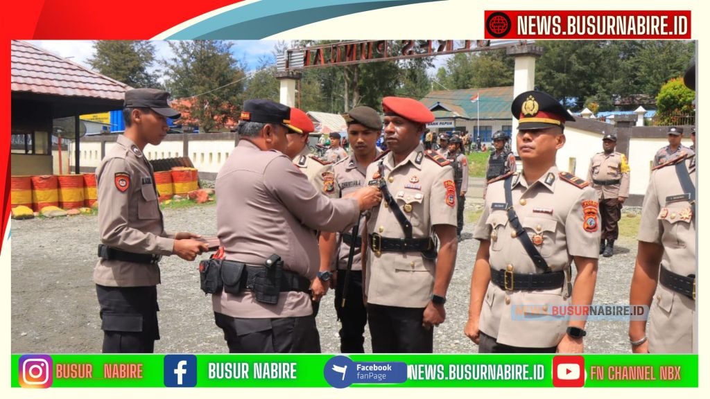 Kapolres Puncak Pimpin Sertijab, Sejumlah Pejabat Strategis Berganti (Foto: Humas Polres Puncak)