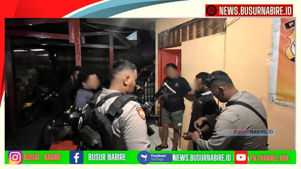 seorang terduga pelaku pencurian kendaraan bermotor (curanmor) di wilayah Sentani (Foto: BusurNabire)