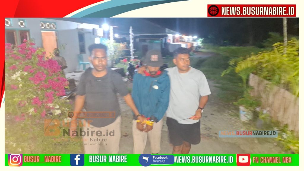 Kasat Reskrim Alamsyah Ali Benarkan Penangkapan Pelaku Curanmor di SMA Negeri 1 Sentani (Foto: BusurNabire)