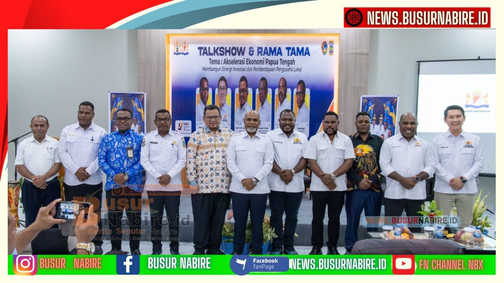 Wakil Gubernur Deinas Geley Tegaskan Strategi Ekonomi Rakyat Papua Tengah Berkelanjutan dan Inklusif (Foto: HUmas Pemprov)