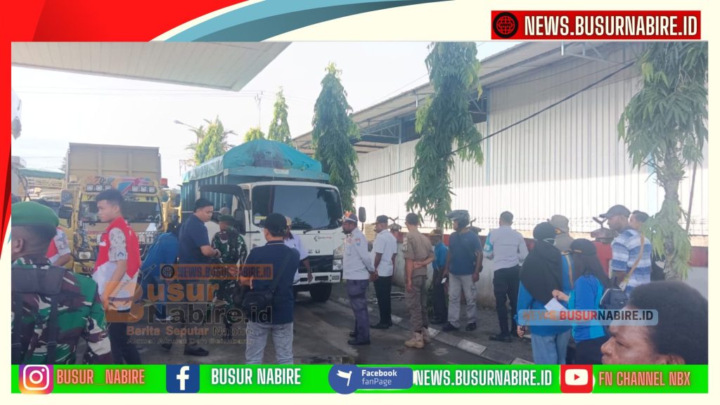 Pelanggaran BBM Subsidi Terbongkar Saat Sidak Tim Gabungan di SPBU Nabire ( Foto: Busur Nabire)