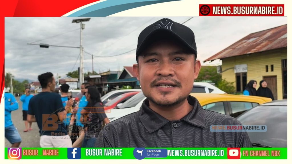 Anggota CCN, Syukriyanto Latif, S.T., M.T, menjelaskan bahwa kegiatan berbagi takjil merupakan agenda rutin komunitas yang selalu dilaksanakan setiap tahun selama bulan Ramadhan. (Foto: BusurNabire)