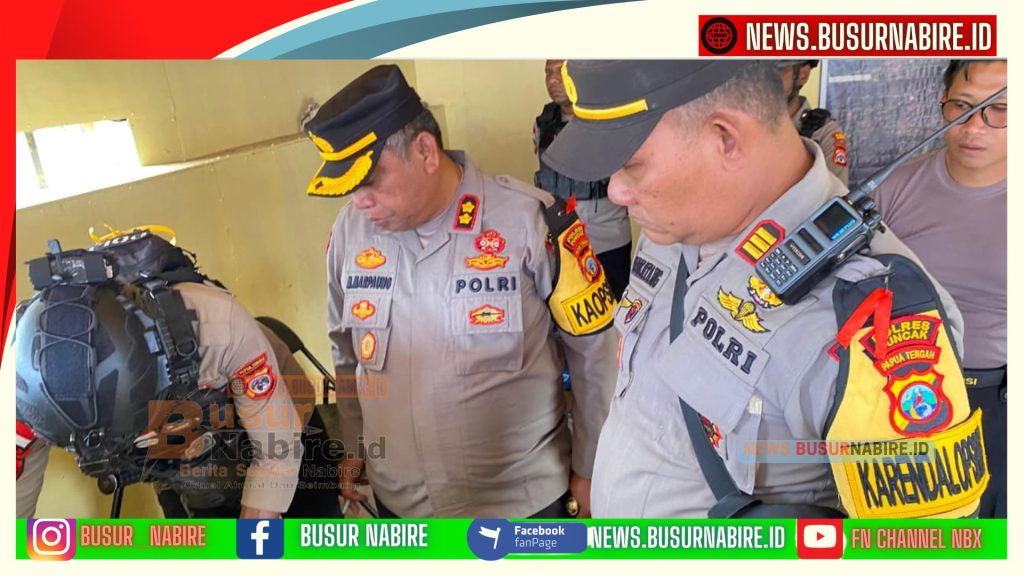Pastikan Maksimal! Kapolres Puncak Cek Kesiapan Personel Operasi Ketupat 2026 (Foto: Busur Nabire)