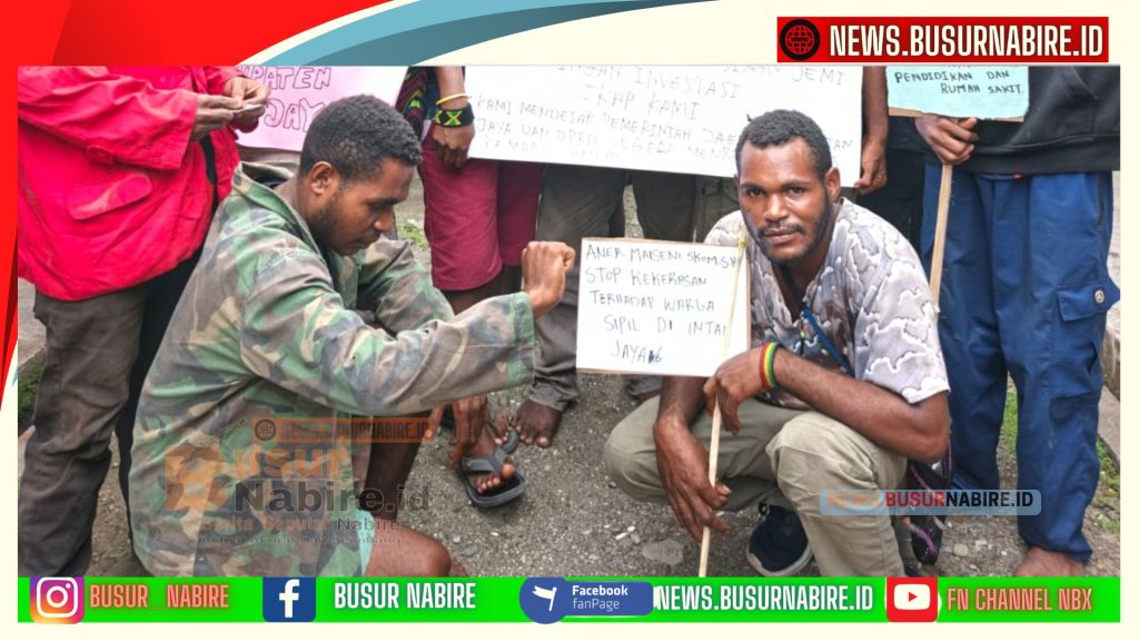 GPMI-I Soroti Darurat Militer Intan Jaya Picu Krisis Kemanusiaan Papua Tengah (Foto: Daud Tigau)