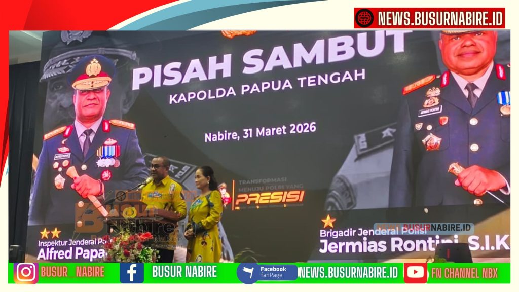 Mengharukan! Alfred Papare Ungkap Tantangan Besar Papua Tengah di Momen Perpisahan (Foto: Busur Nabire)