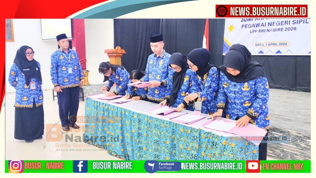 6 Pegawai RRI Nabire Resmi Dilantik Jadi PNS (Foto: Istimewa)