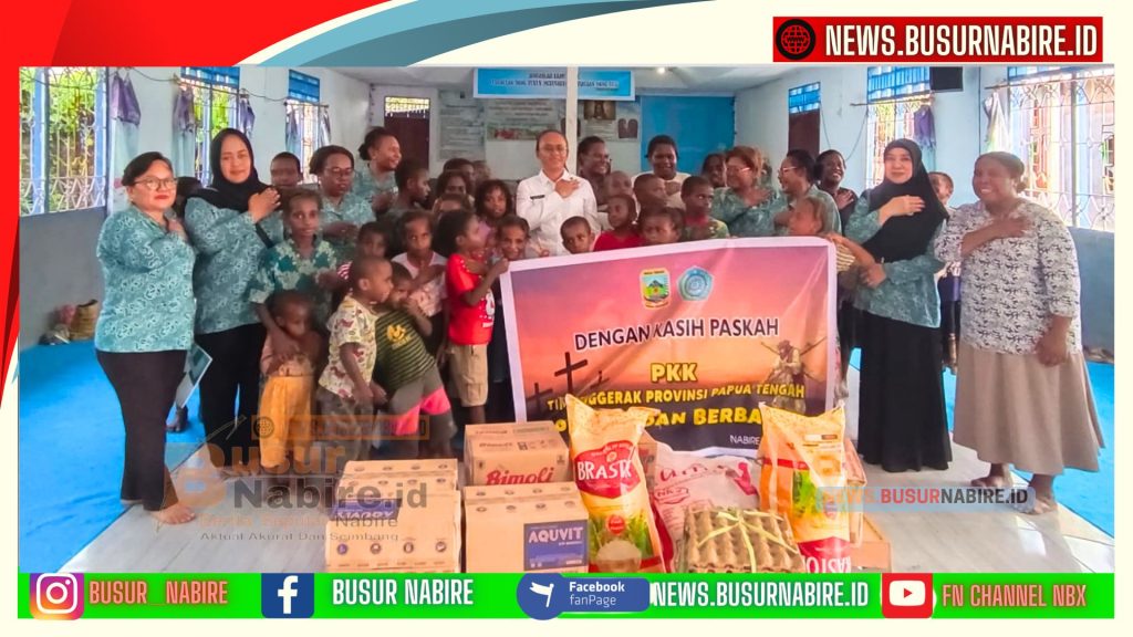 TP PKK Papua Tengah Salurkan Bantuan BAMA untuk 20 Gereja di Nabire (Foto: Busur Nabire)