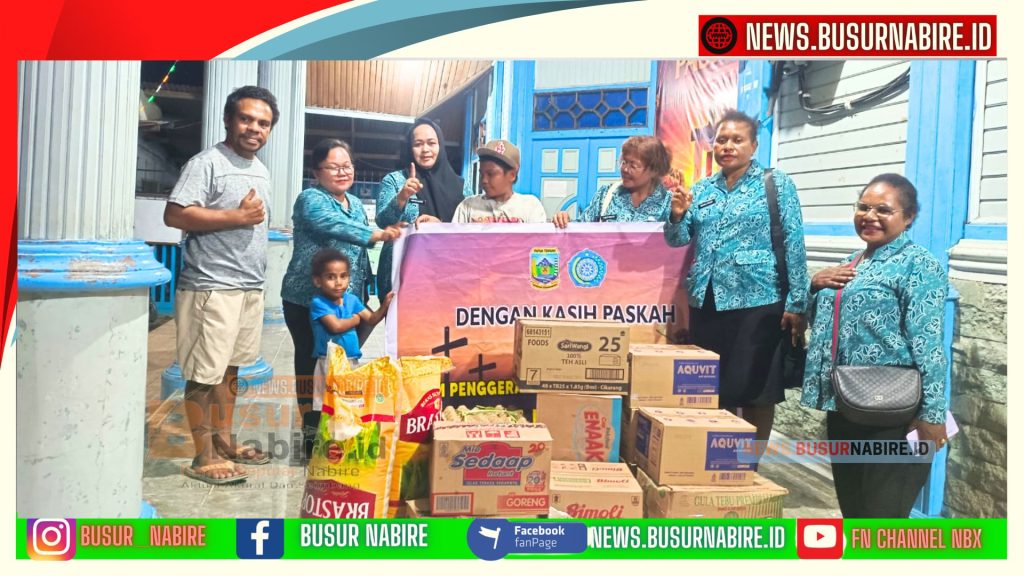 TP PKK Papua Tengah Salurkan Bantuan BAMA untuk 20 Gereja di Nabire (Foto: Busur Nabire)