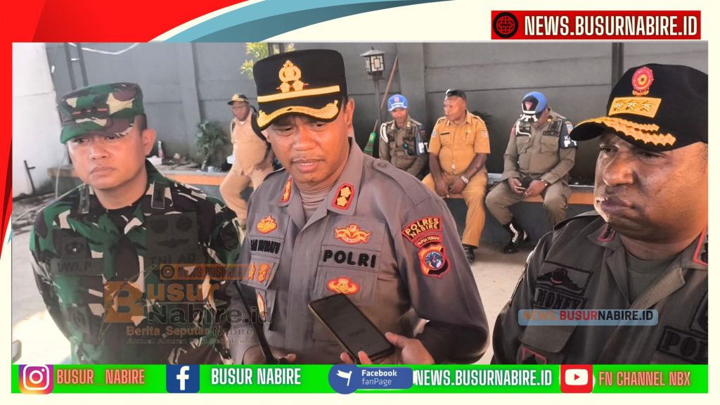 Aksi FRB di DPR Papua Tengah Berlangsung Damai, Kapolres Nabire Ungkap Kunci Sukses Pengamanan Humanis (Foto: BusurNabire)